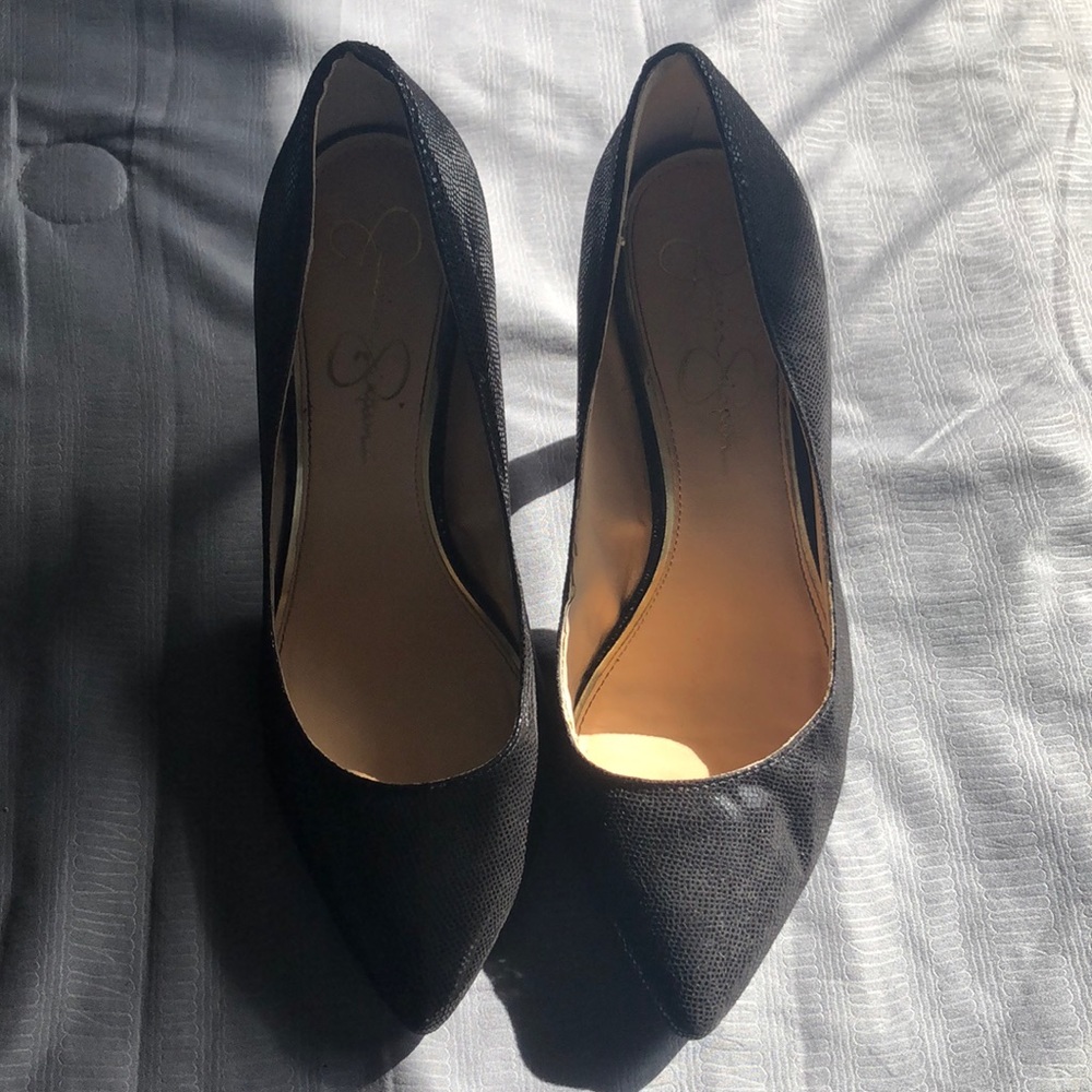 Black heels